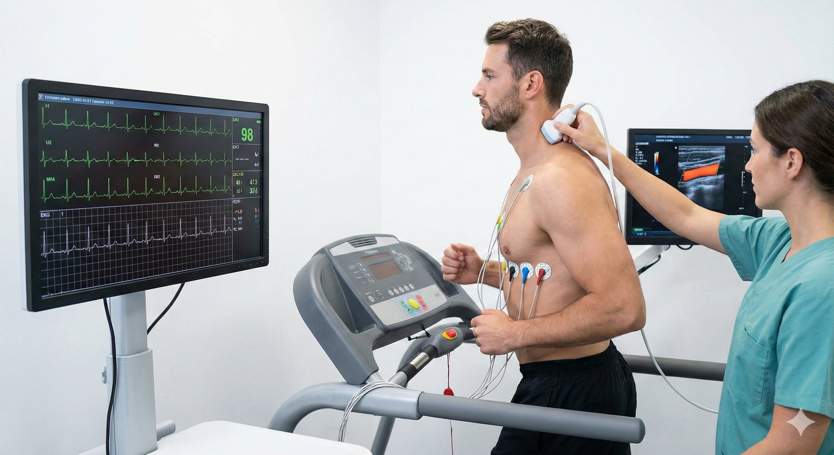 Human heart anatomy for cardiovascular diagnostics